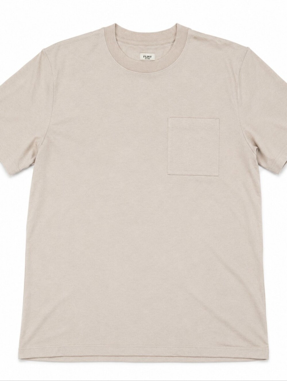 Flint & Tinder American Heavyweight Pocket T-shirt Huckberry Beige Large USA
